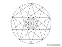 9-mandala-pattern-from-two stars-one-pentaton-one-circle